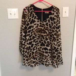 Show Me Your MuMu leopard blouse